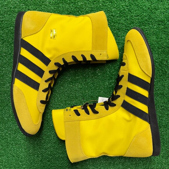 Adidas Japan Mid Yellow Black Womens JS4031 NEW* Sz 10.5 - Picture 3 of 8